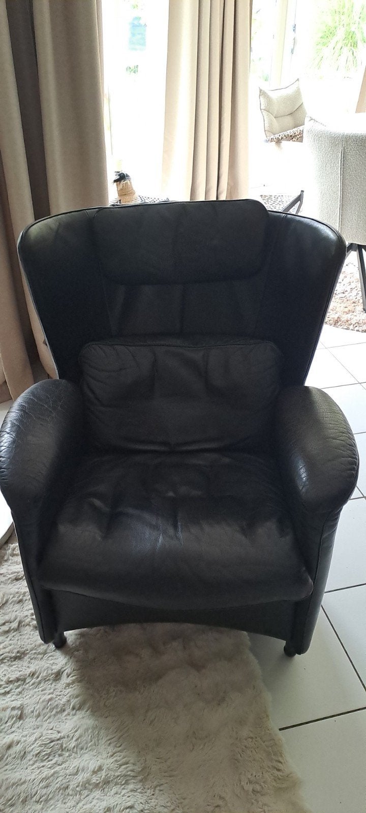 disigner lounge chair by Franz Josef Schulte, Huis en Inrichting, Fauteuils, Ophalen, Gebruikt, Klassiek, Comfortabel, 75 tot 100 cm