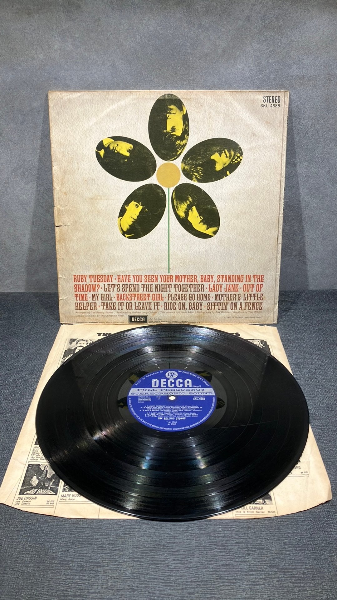The Rolling Stones — Flowers, LP, Gebruikt, Ophalen of Verzenden, Originele persing