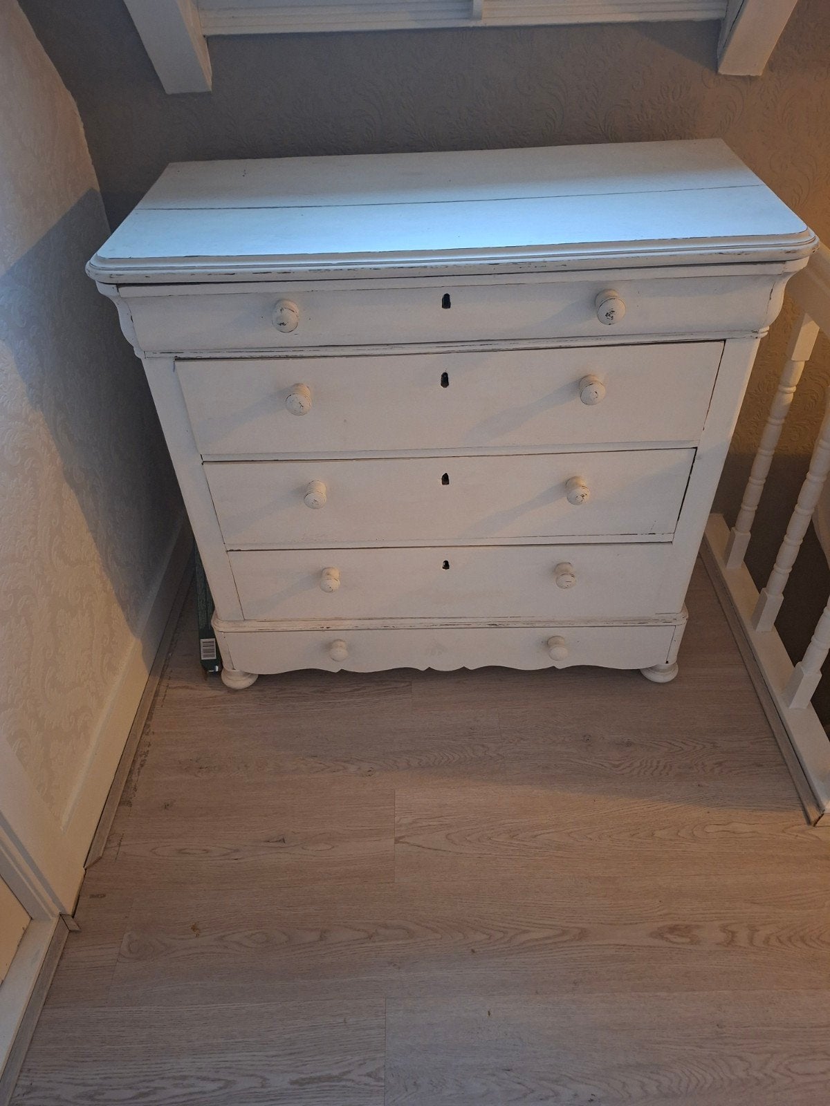 Antieke brocante ladekast, Antiek en Kunst, Ophalen