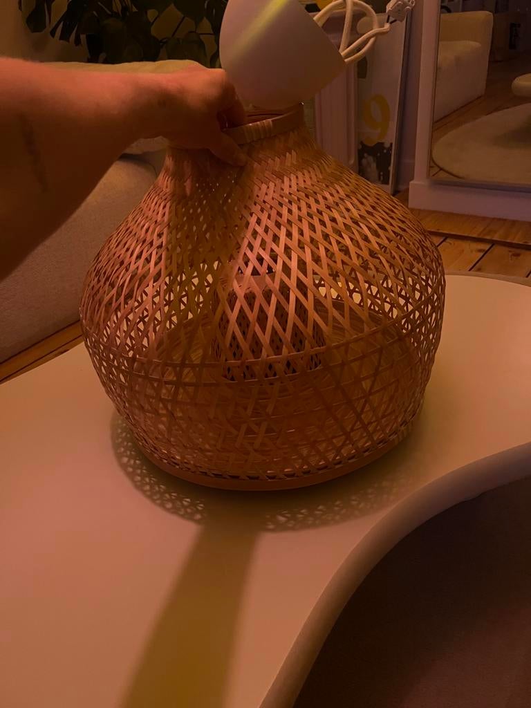 MISTERHULT Hanglamp, bamboe/handgemaakt, 45 cm, Ophalen, Nieuw