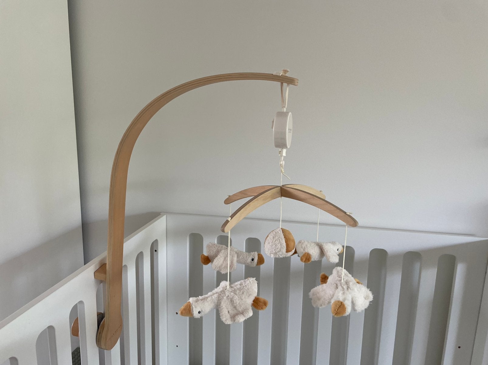 Muziekmobiel Little Dutch - gansjes, Kinderen en Baby's, Ophalen, Zo goed als nieuw, Rond