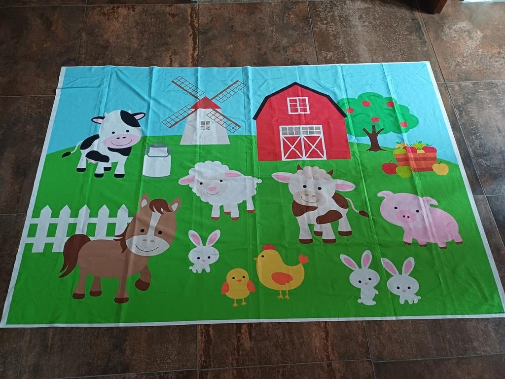 Boerderij dieren kleed, Ophalen of Verzenden, Zo goed als nieuw