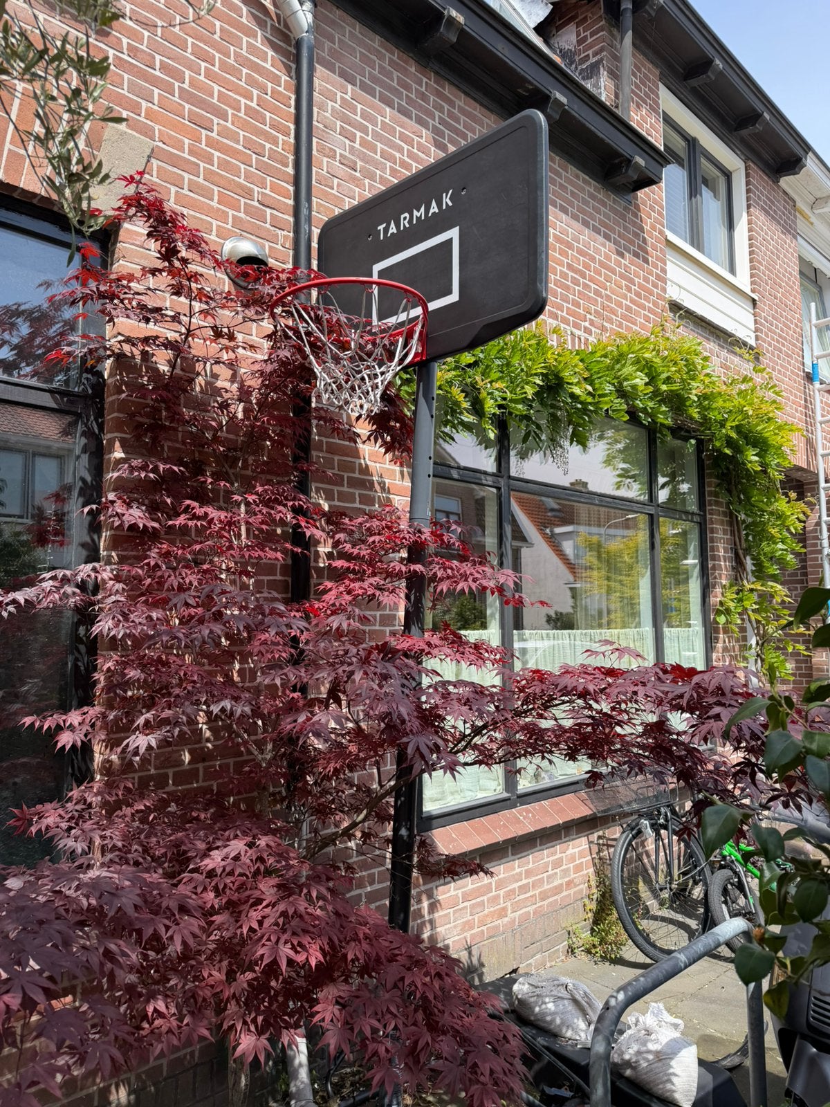 Basketbalpaal, Ophalen, Zo goed als nieuw, Ring, Bord of Paal