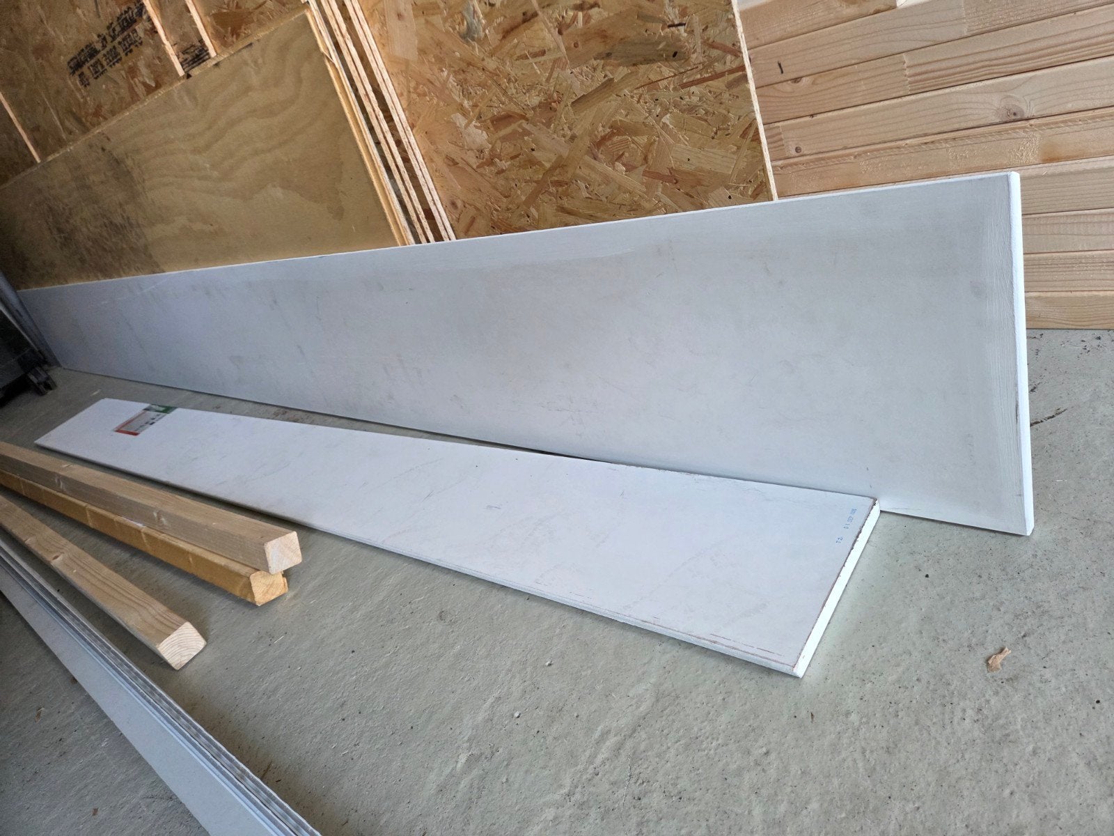 grote partij hout osb platen boeideel en balken, Doe-het-zelf en Verbouw, Ophalen, Zo goed als nieuw, Hout