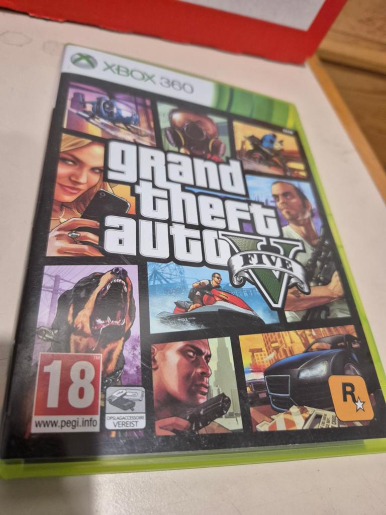 Grand Theft Auto V (GTA 5) Xbox 360 - Zo goed als nieuw, Avontuur en Actie, Online, Vanaf 18 jaar, Ophalen of Verzenden