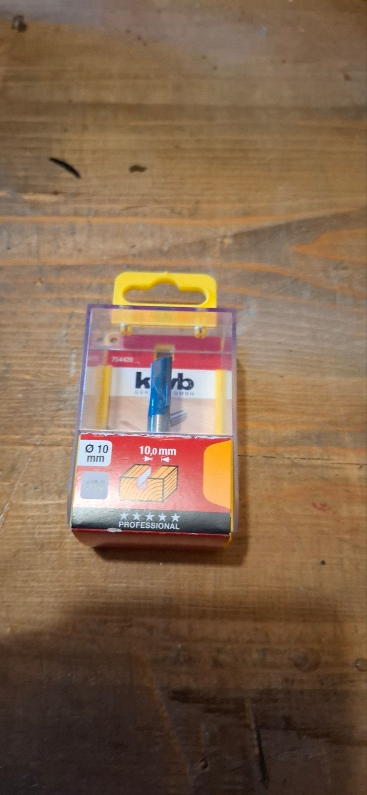 KWB Gleuffrees 10mm - Nieuw in originele verpakking, Doe-het-zelf en Verbouw, Ophalen of Verzenden