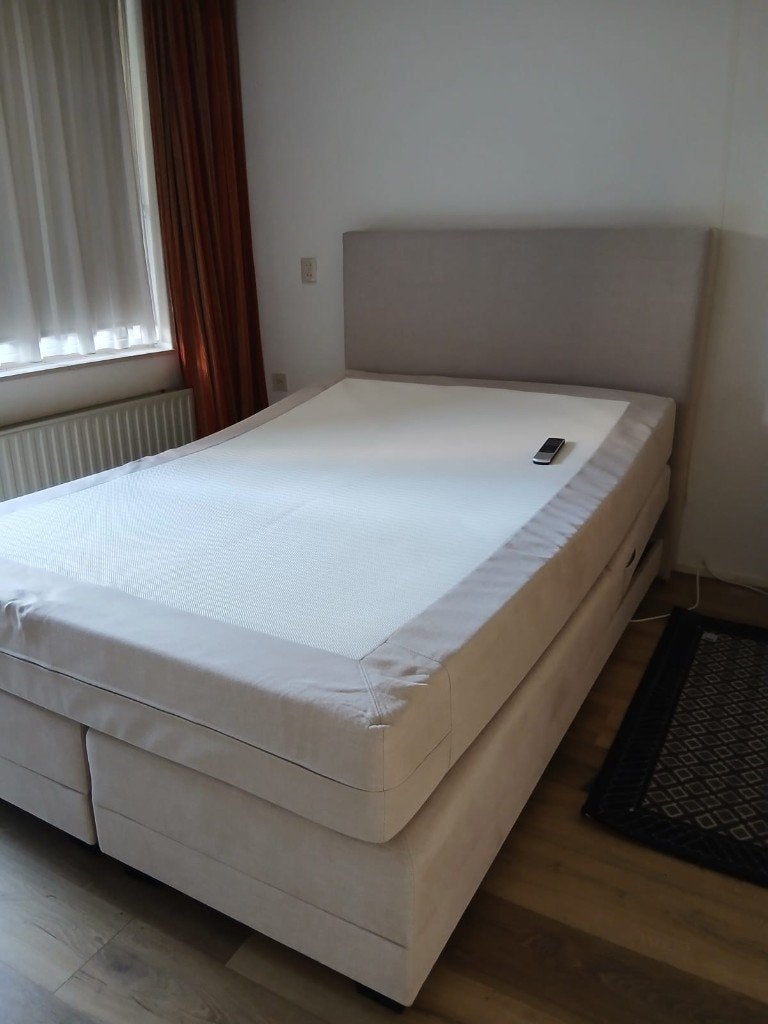 Boxspring elect twijfelaar, Huis en Inrichting, Ophalen, Zo goed als nieuw, Twijfelaar, 120 cm