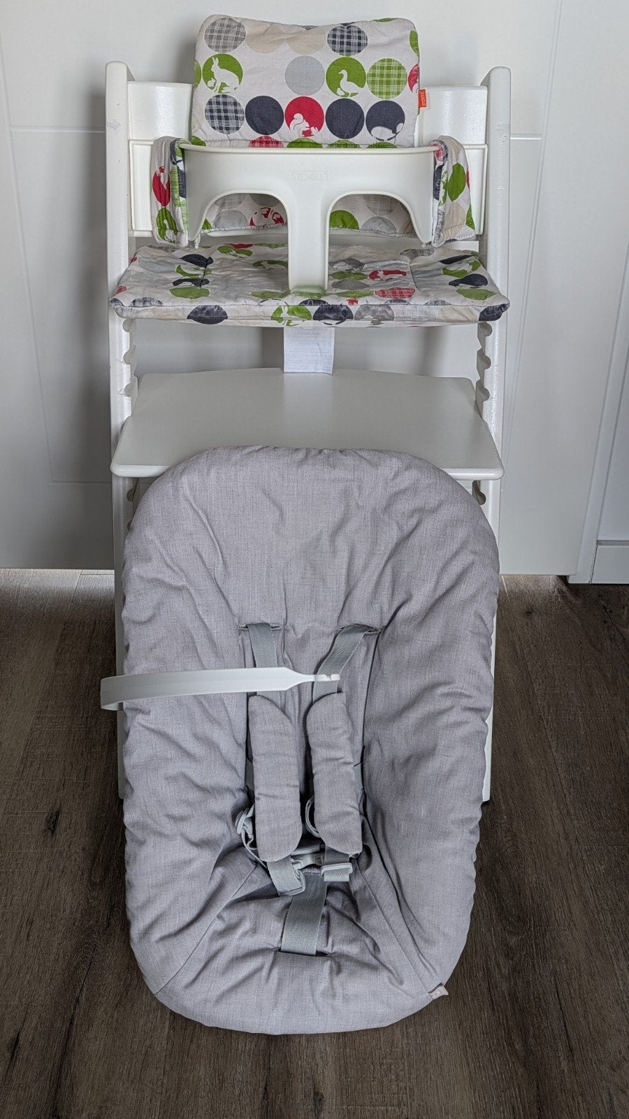 Stokke Tripp Trapp COMPLEET | Babyset + Newbornset + kussens, Kinderen en Baby's, Kinderstoelen, Ophalen, Gebruikt, Meegroeistoel