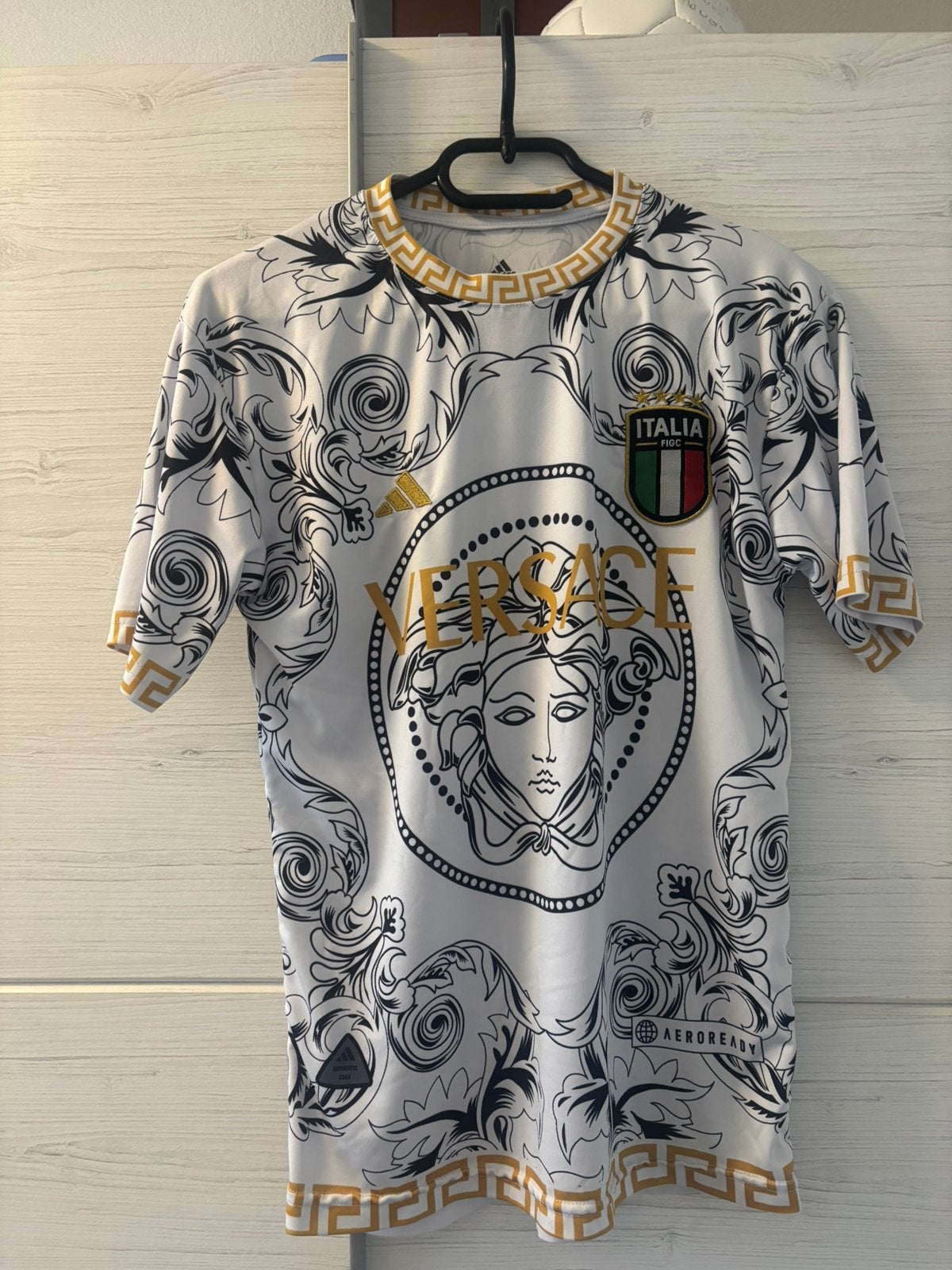 Italie x versace, Ophalen, Zo goed als nieuw, Maat 46 (S) of kleiner, Wit