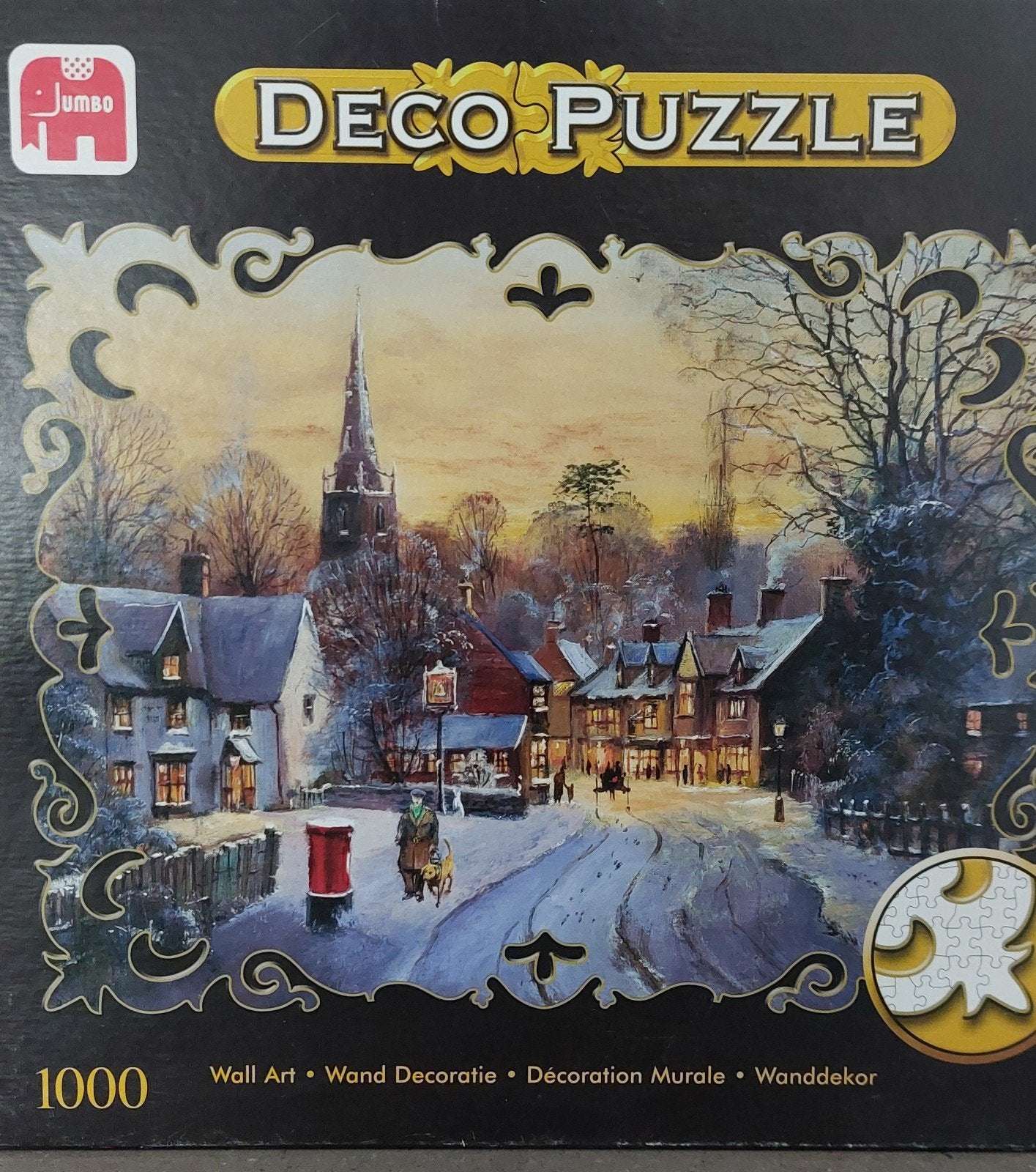 Jumbo Deco Puzzle - Winterlandschap 1000 stukjes, Ophalen of Verzenden, 500 t/m 1500 stukjes, Gebruikt, Legpuzzel