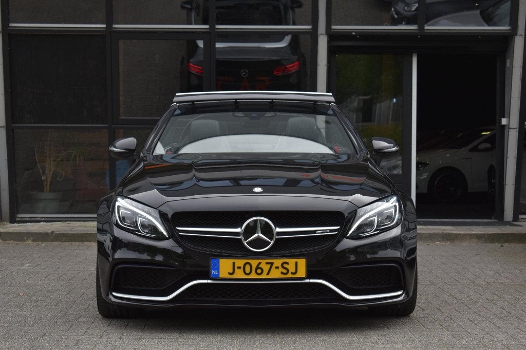 Mercedes-Benz C-klasse Cabrio AMG 63 S HUD Memory Koeling AC, Auto's, Automaat, Achterwielaandrijving, Gebruikt, 510 pk