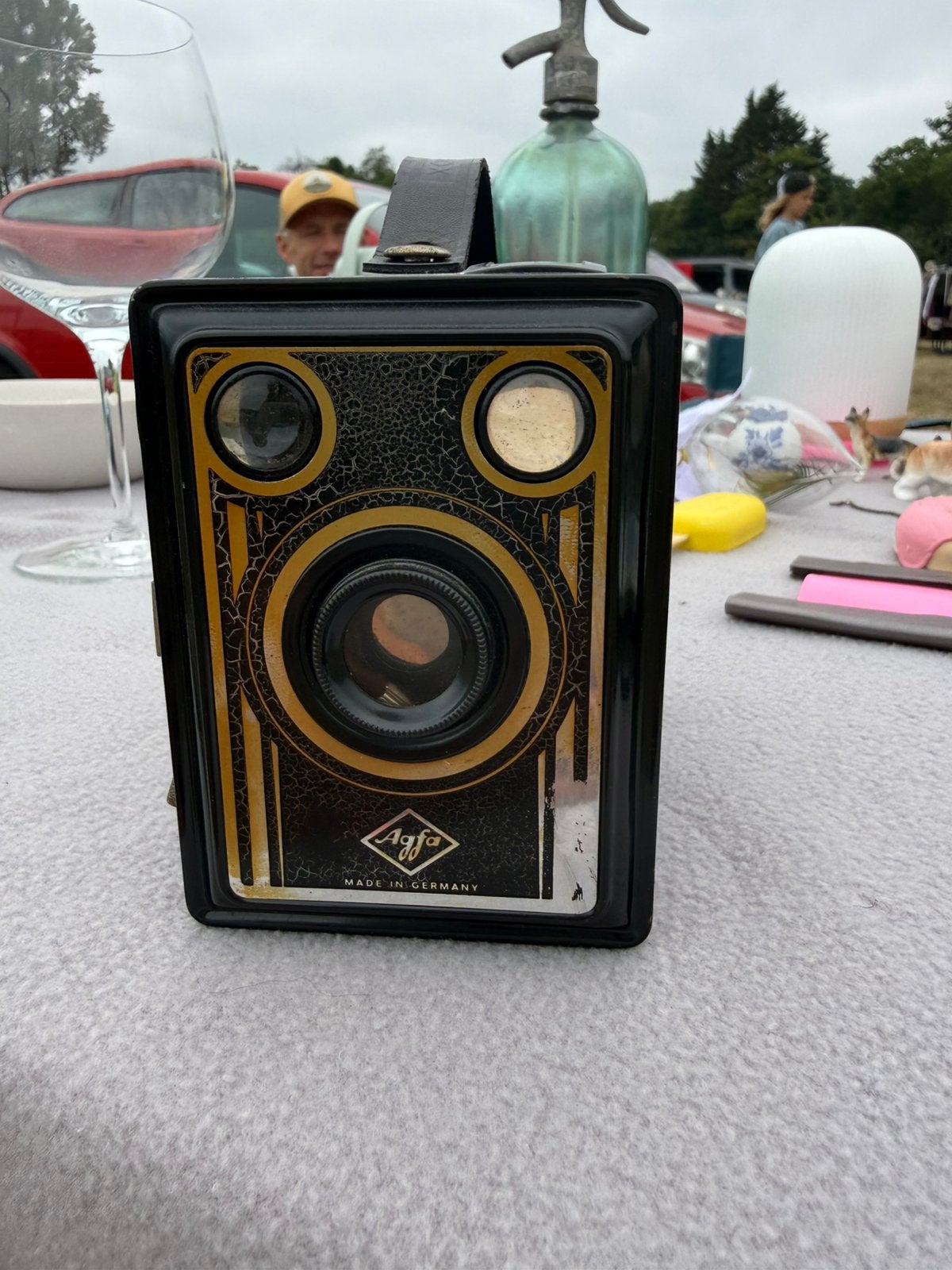 Oude Agfa camera / vintage, Verzamelen, Ophalen, Voor 1940, Fototoestel