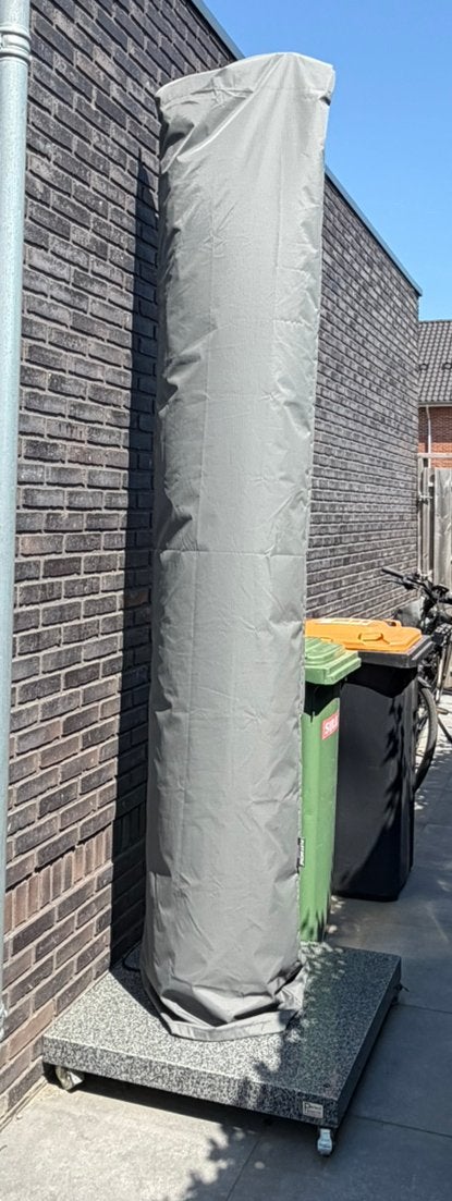 Zweefparasol grijs 4x3m ZGAN, Tuin en Terras, Ophalen, Zo goed als nieuw, Zweefparasol
