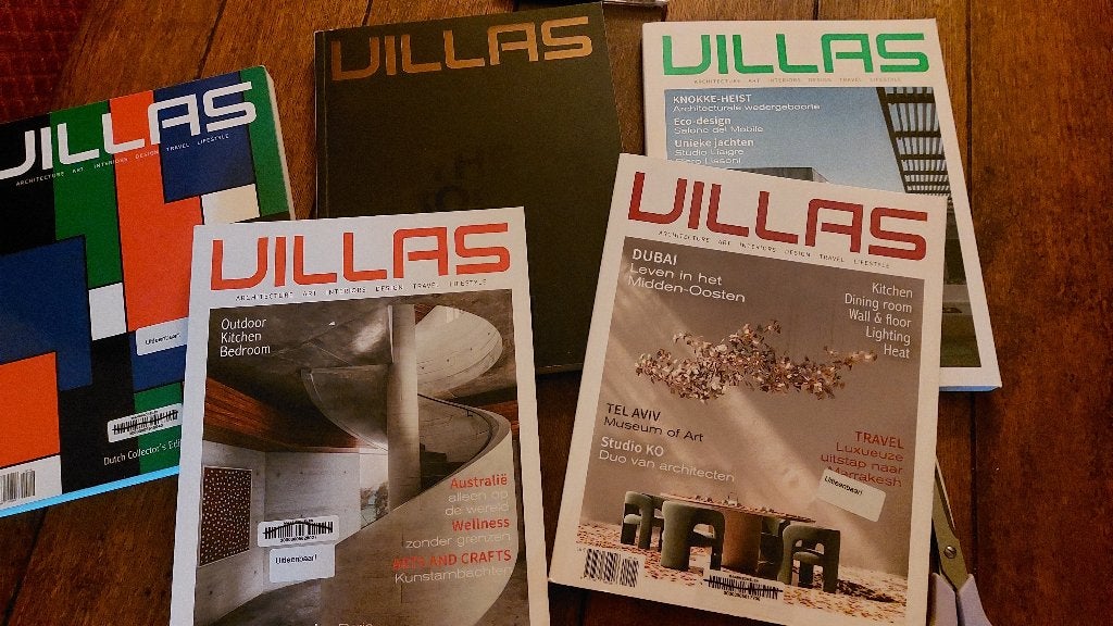 VILLAS..architecture, art, interiors, design, travel,, Ophalen of Verzenden, Gelezen, Glossy