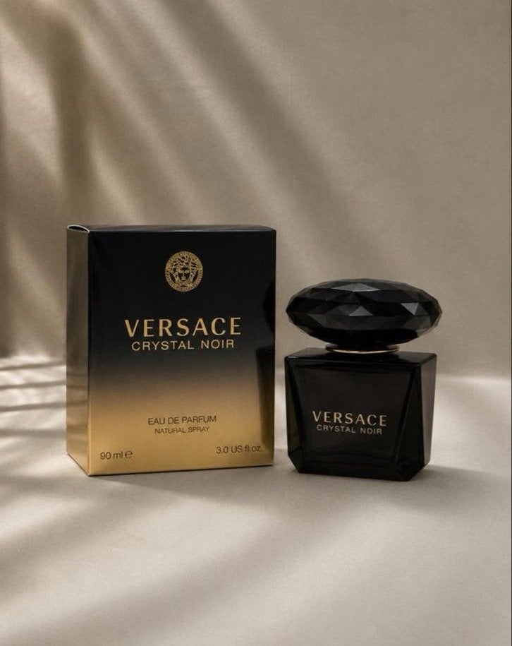 Versace Crystal Noir Eau de Parfum 90ml - Zo goed als nieuw, Ophalen of Verzenden, Zo goed als nieuw