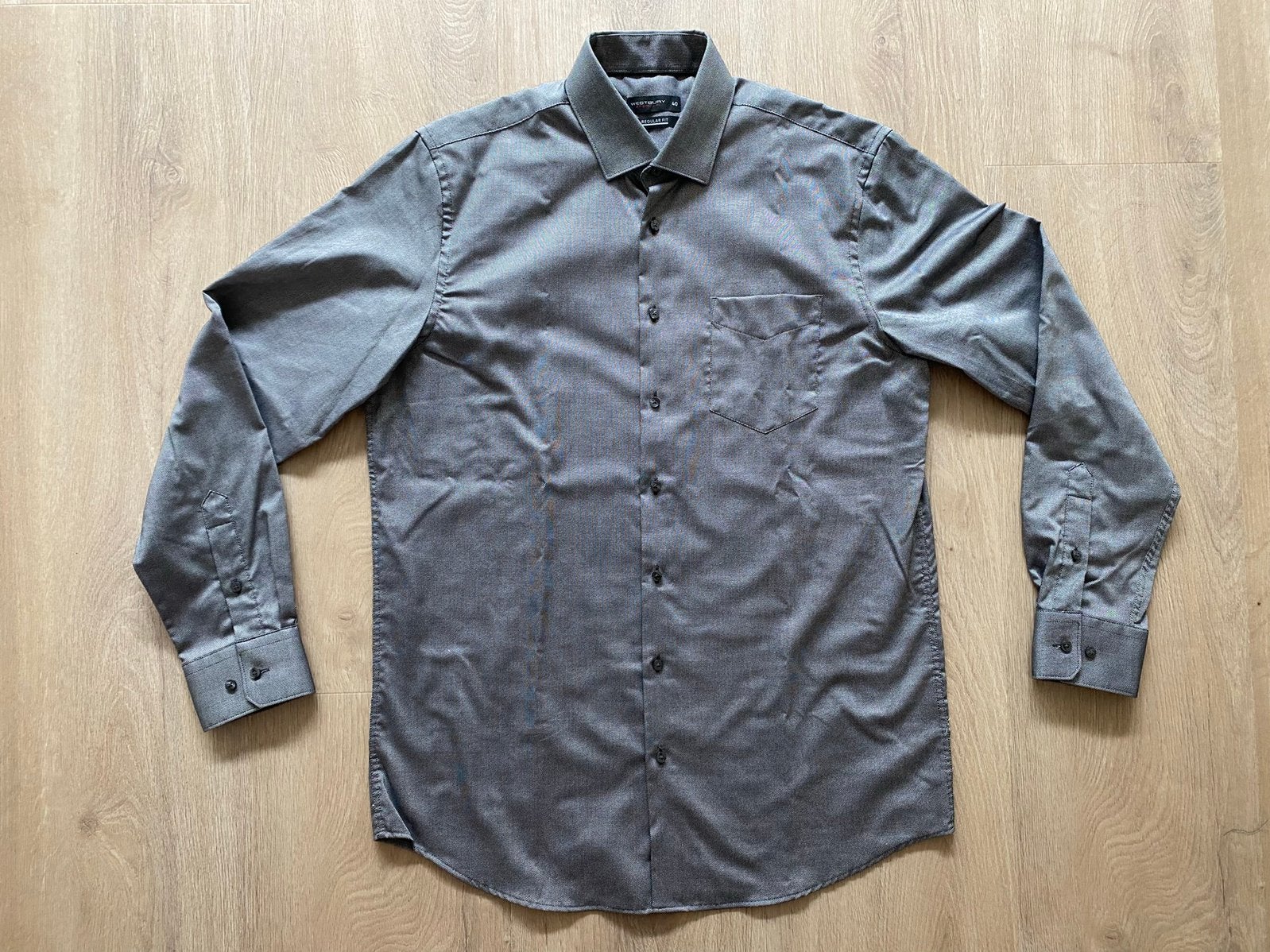 NIEUW Westbury Premium Overhemd | zwart/ wit | maat L-XL, Nieuw, Ophalen of Verzenden, Westbury, Grijs