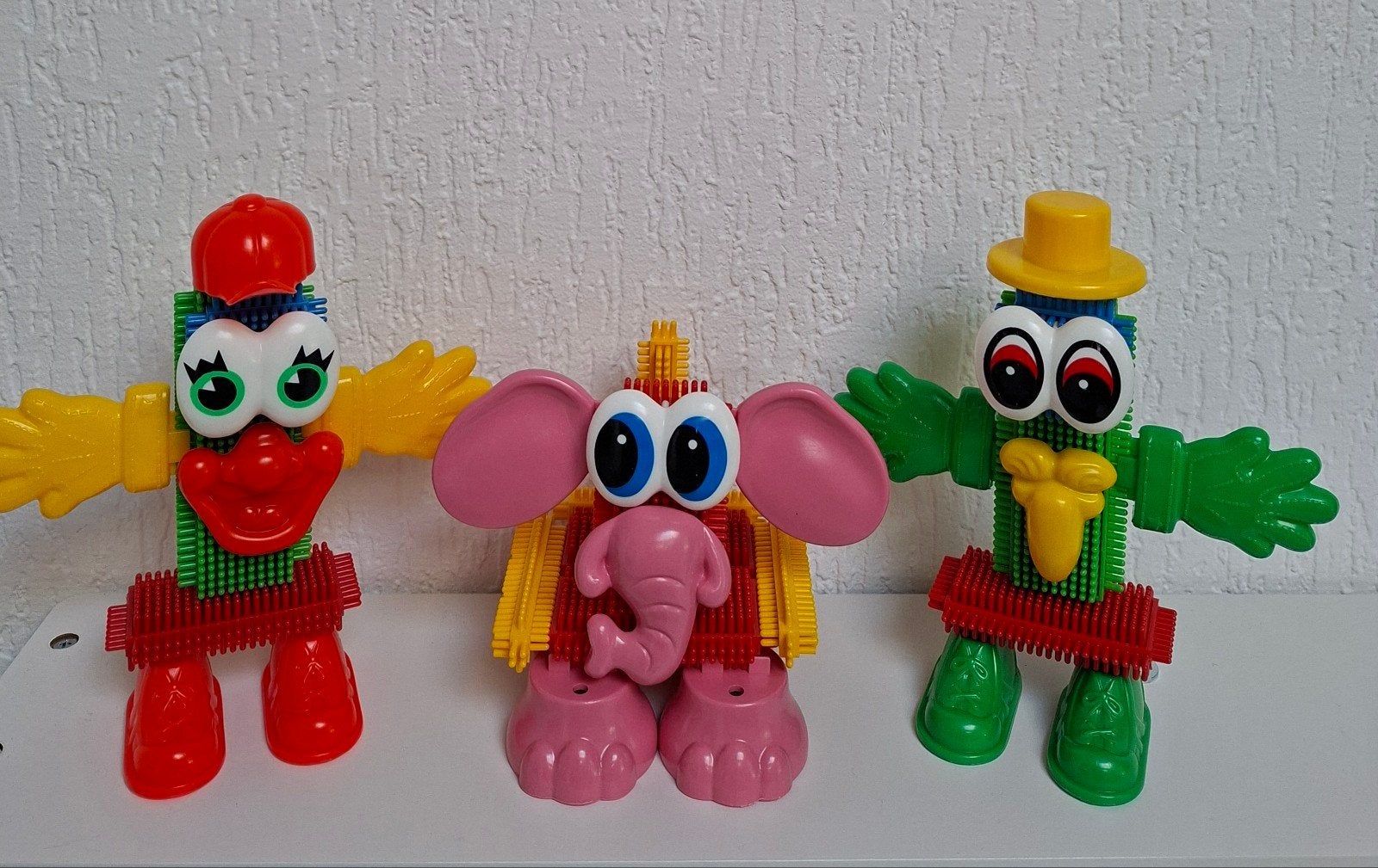 Noppen blokken bouwset met figuren, Ophalen
