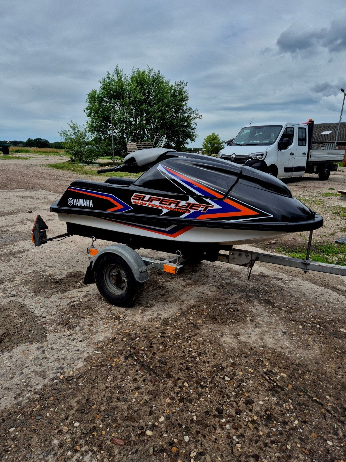 Yamaha SuperJet 701 Waverunner Stand-Up Jetski (2006), Watersport en Boten, Jetski's en Waterscooters, Ophalen, Gebruikt, Benzine