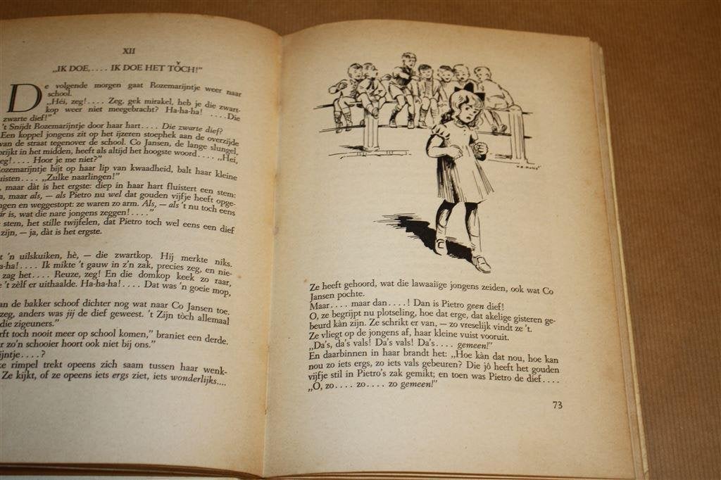Rozemarijntje en de zwarte jongen. Hulst. 1e dr. 1949., Ophalen of Verzenden, Gelezen