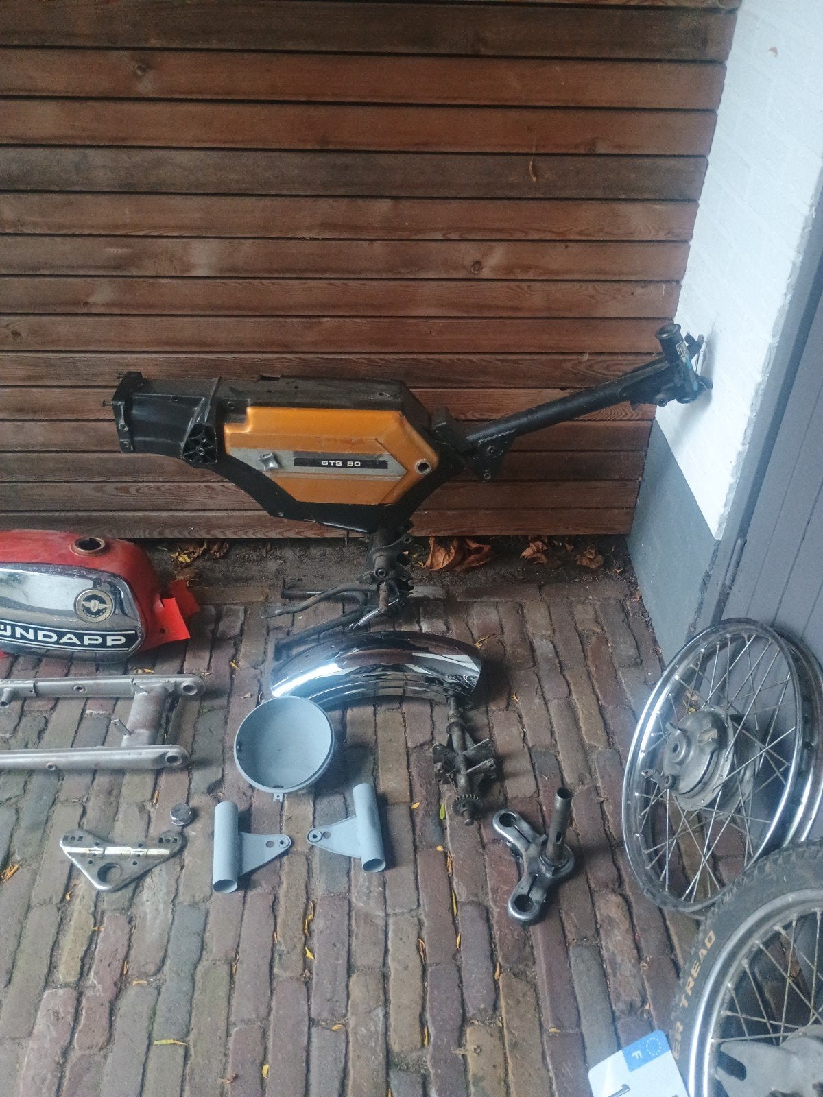 Zündapp 517 gts  frame, Ophalen of Verzenden, Gebruikt