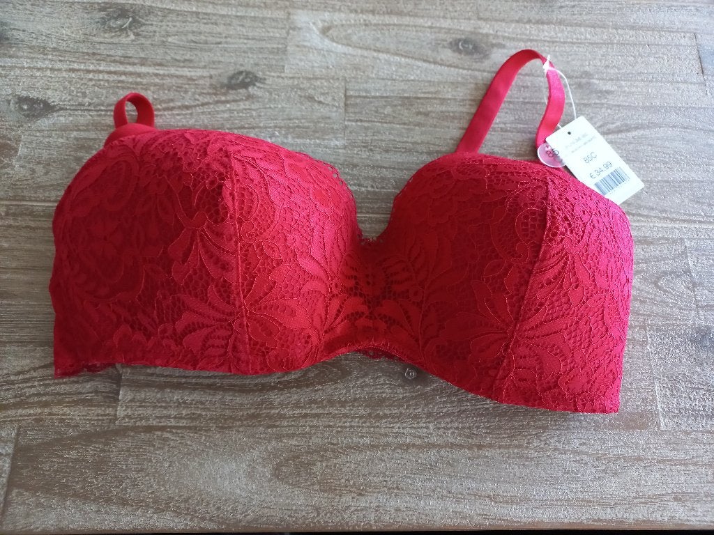 Nieuwe Livera BH maat 85C met kaartje, Livera, Ophalen of Verzenden, Rood, BH