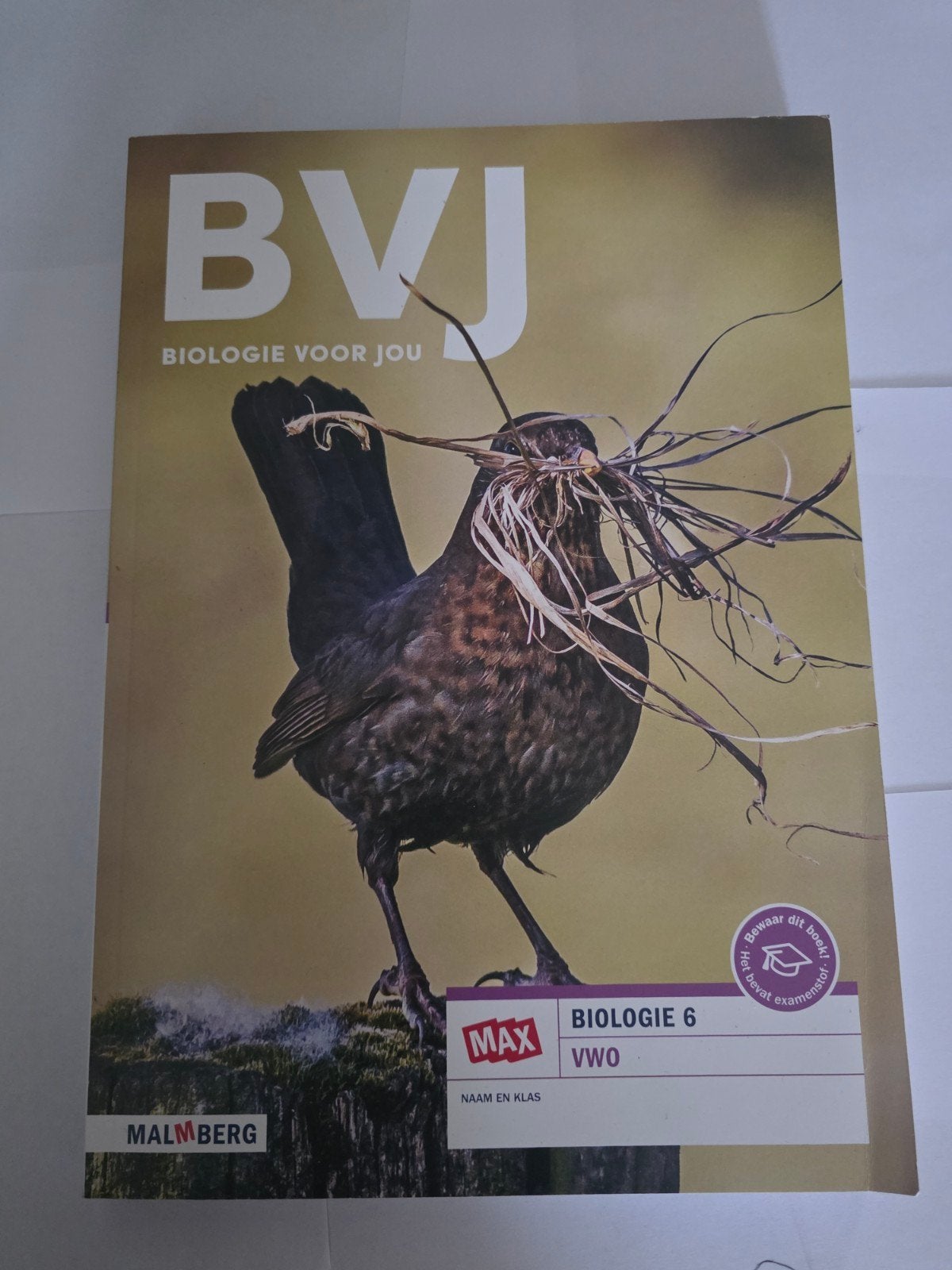 Biologie voor jou VWO 6 - Malmberg, Boeken, VWO, Malmberg, Biologie, Ophalen of Verzenden