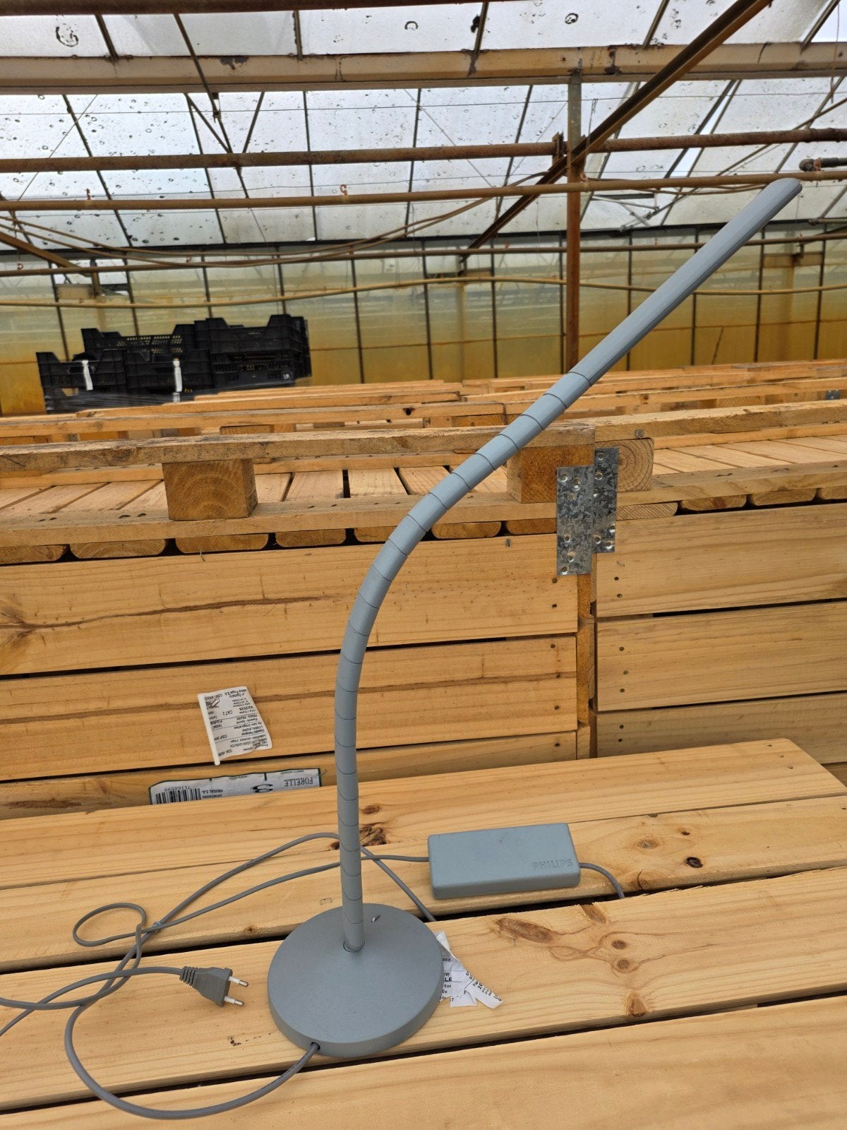 Philips LED Bureaulamp instyle cobra, Ophalen, Bureaulamp, Grijs, Philips