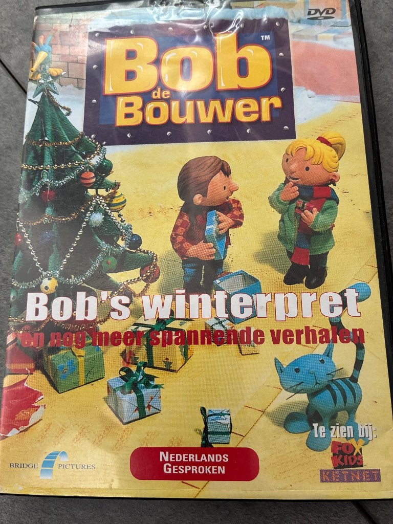 Bob de Bouwer bob’s winterpret dvd, Cd's en Dvd's, Alle leeftijden, Ophalen of Verzenden, Gebruikt, Nederlands