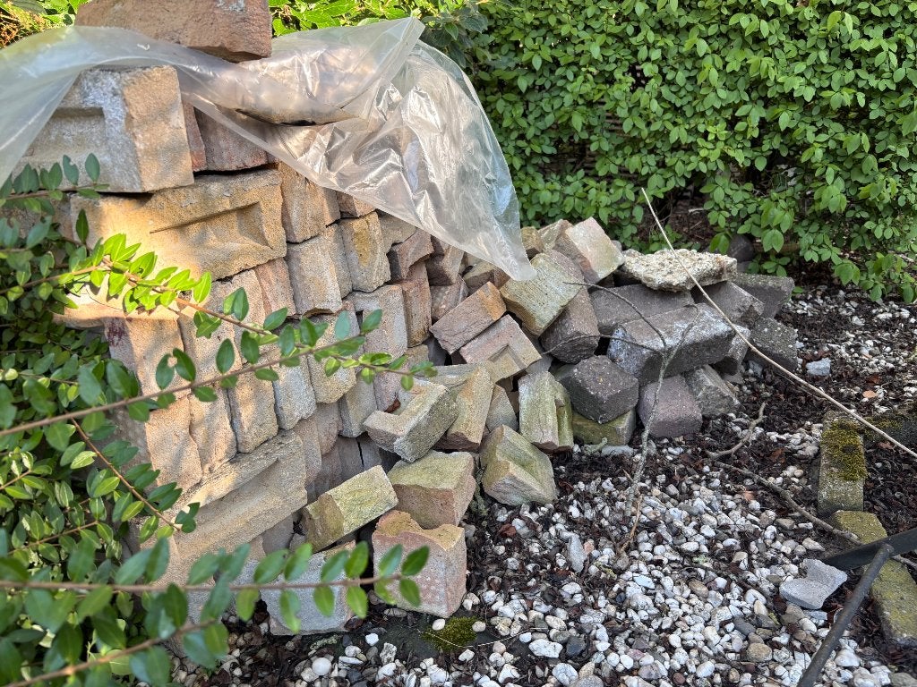 Bakstenen (gratis ophalen), Doe-het-zelf en Verbouw, Metselstenen, Ophalen, Gebruikt, Bakstenen