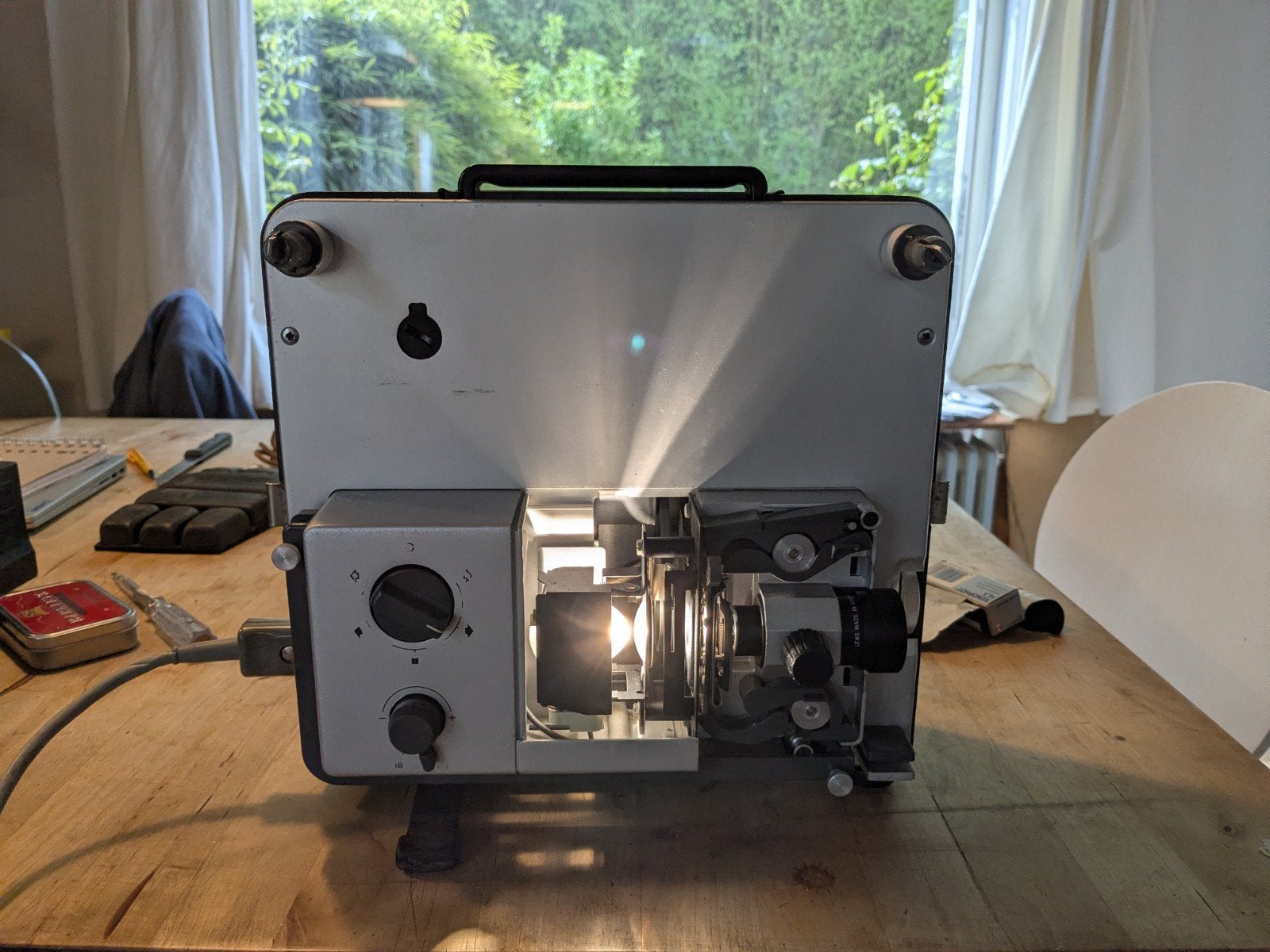 Braun FP 5 8 mm filmprojector, Verzamelen, Fotografica en Filmapparatuur, Ophalen of Verzenden, 1940 tot 1960, Projector