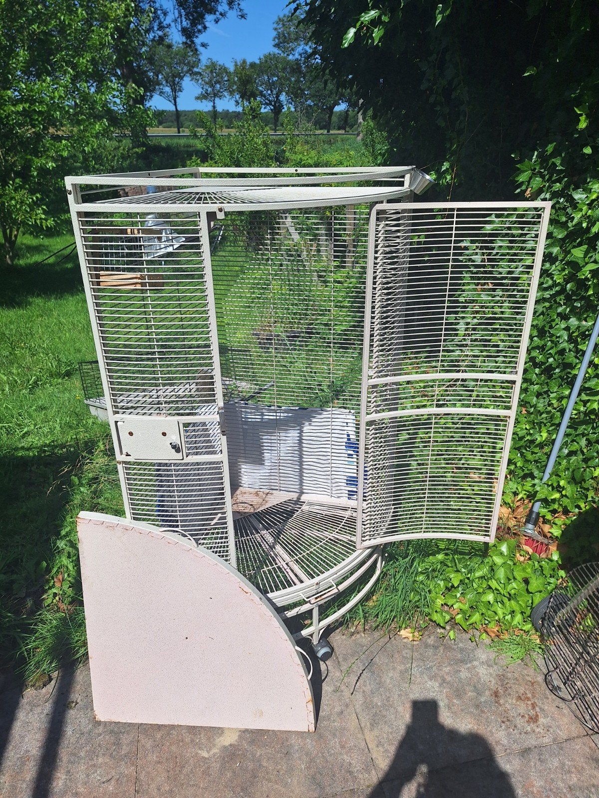 Vogelkooi binnen volière papegaaienkooi agaporniskooi, Dieren en Toebehoren, Vogels | Hokken en Kooien, Ophalen, Gebruikt, Metaal