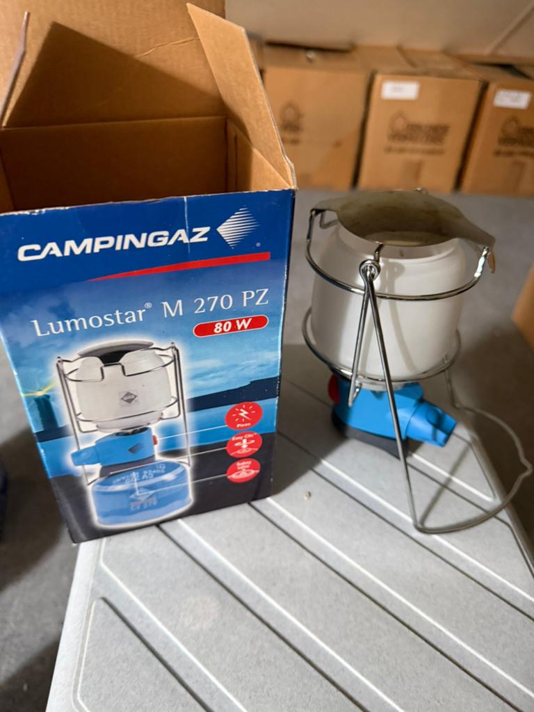 Campingaz lamp, Ophalen, Zo goed als nieuw