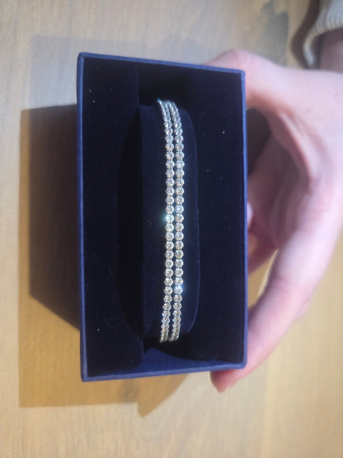 Swarovski  Armband - Zilverkleurig met Kristallen, Sieraden, Tassen en Uiterlijk, Met kristal, Overige materialen, Ophalen of Verzenden