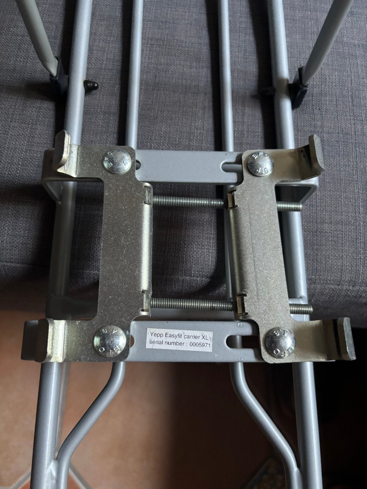 Yepp Easyfit Carrier XL, Fietsen en Brommers, Ophalen, Zo goed als nieuw, Achterzitje