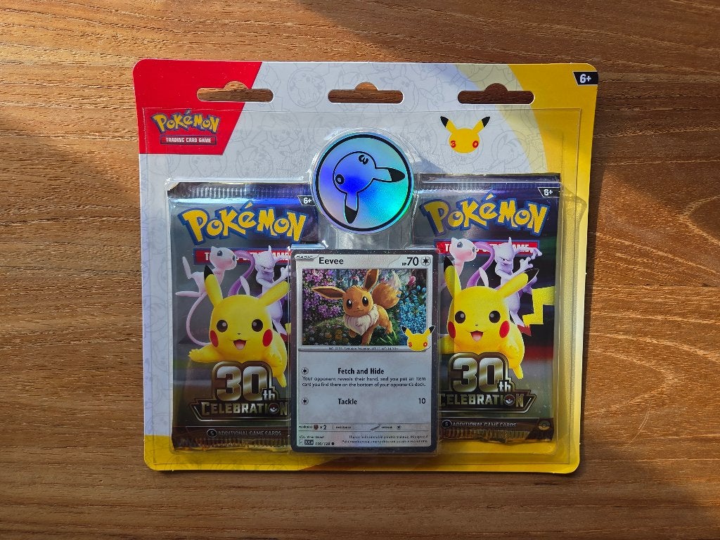 30th Celebration: Eevee 2-Pack Blister, Ophalen of Verzenden, Nieuw, Boosterbox