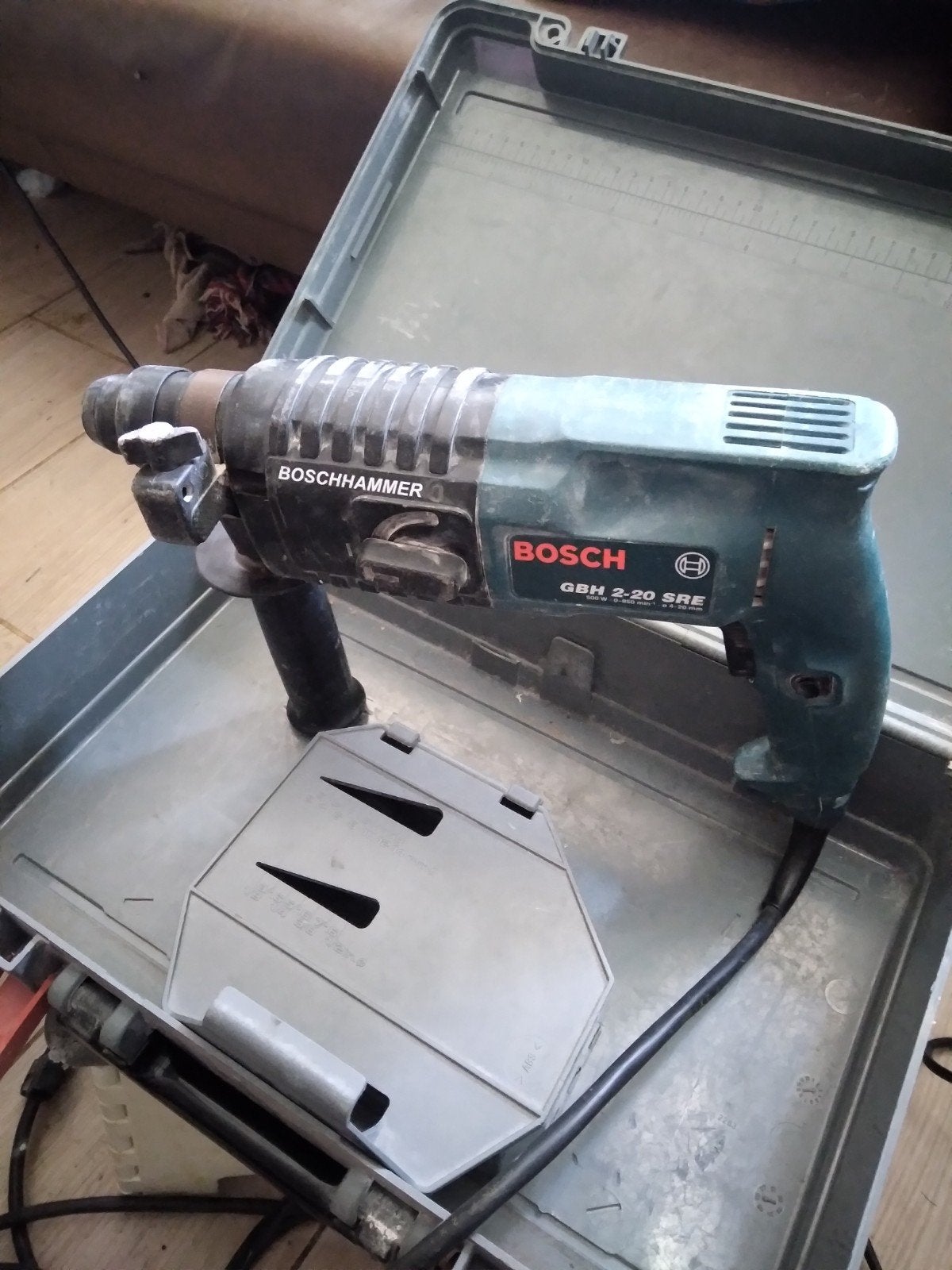 Bosch GBH 2-20 SRE Boorhamer in koffer, Boor- en/of Breekhamer, Ophalen of Verzenden, Klopboormechanisme, Gebruikt