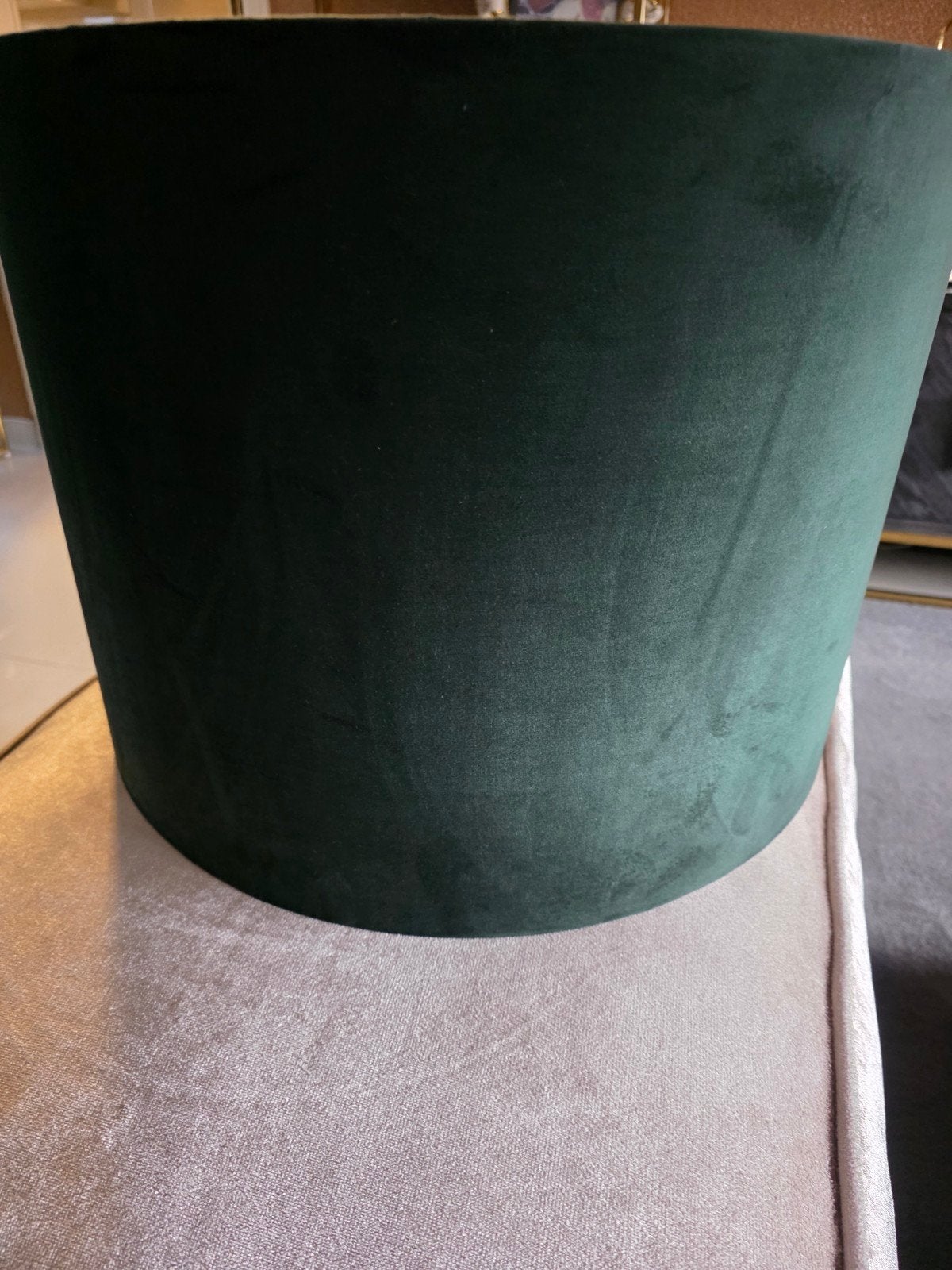 grote lampenkap groen, Huis en Inrichting, Ophalen, Zo goed als nieuw, Groen, Rond