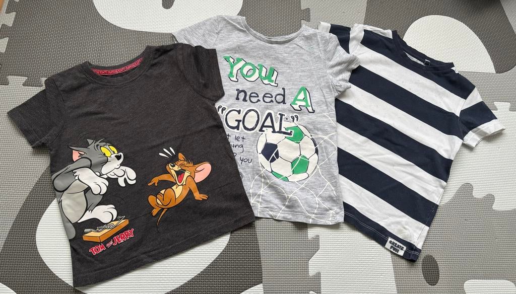 T-shirts voor jongens maat 98, Ophalen of Verzenden, Gebruikt, Jongen