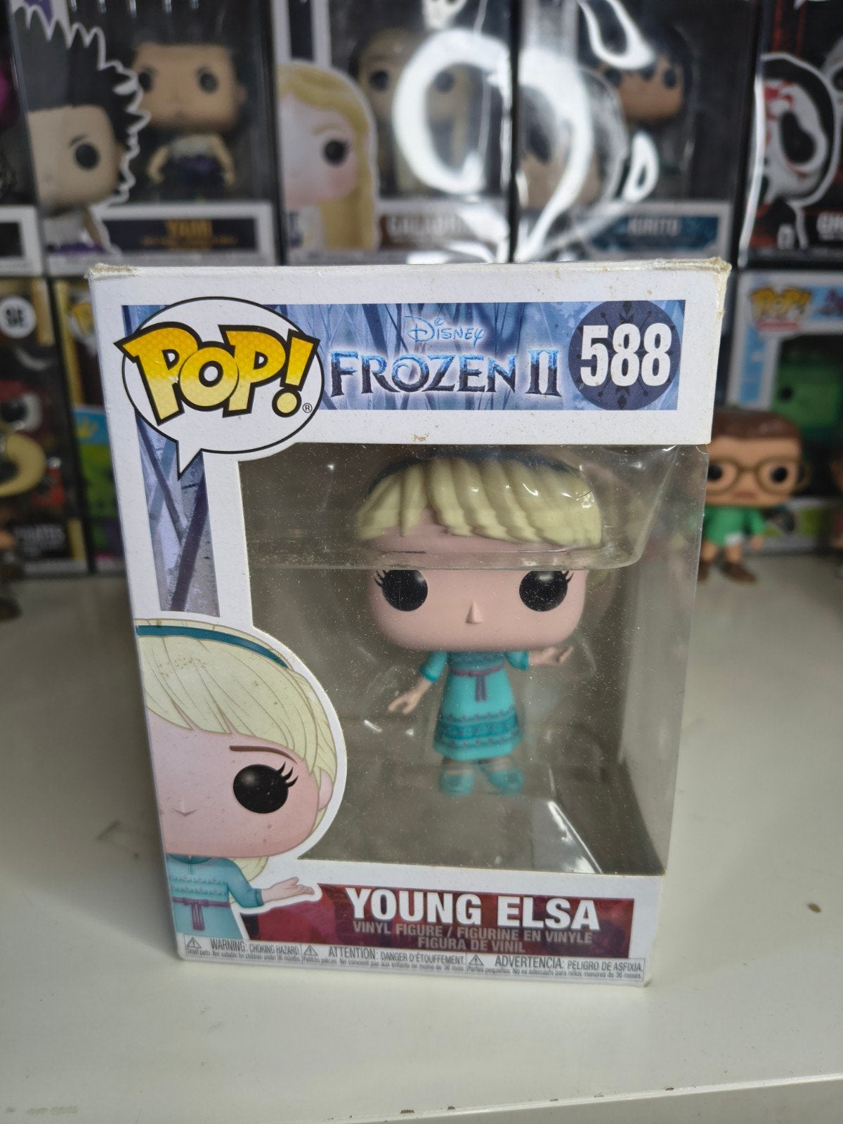 Funko Pop! Disney Frozen II Young Elsa #588, Ophalen of Verzenden, Nieuw, Meisje