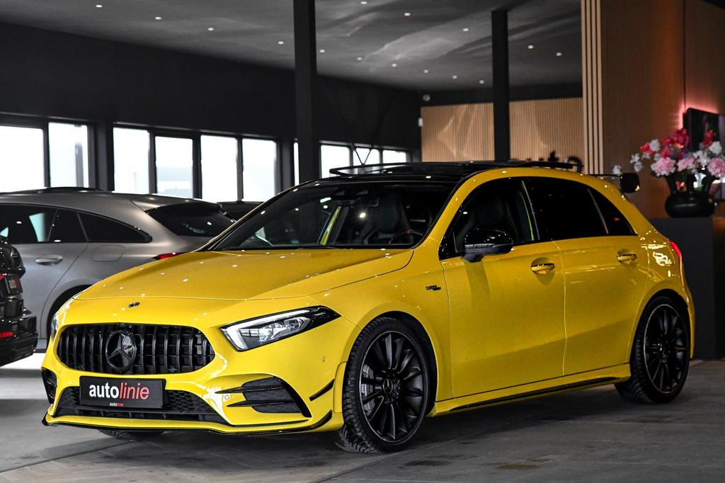 Mercedes-Benz A-klasse AMG 35 4MATIC Edition 1 Aero. Schaal,, Automaat, Gebruikt, 4 cilinders, 2000 kg