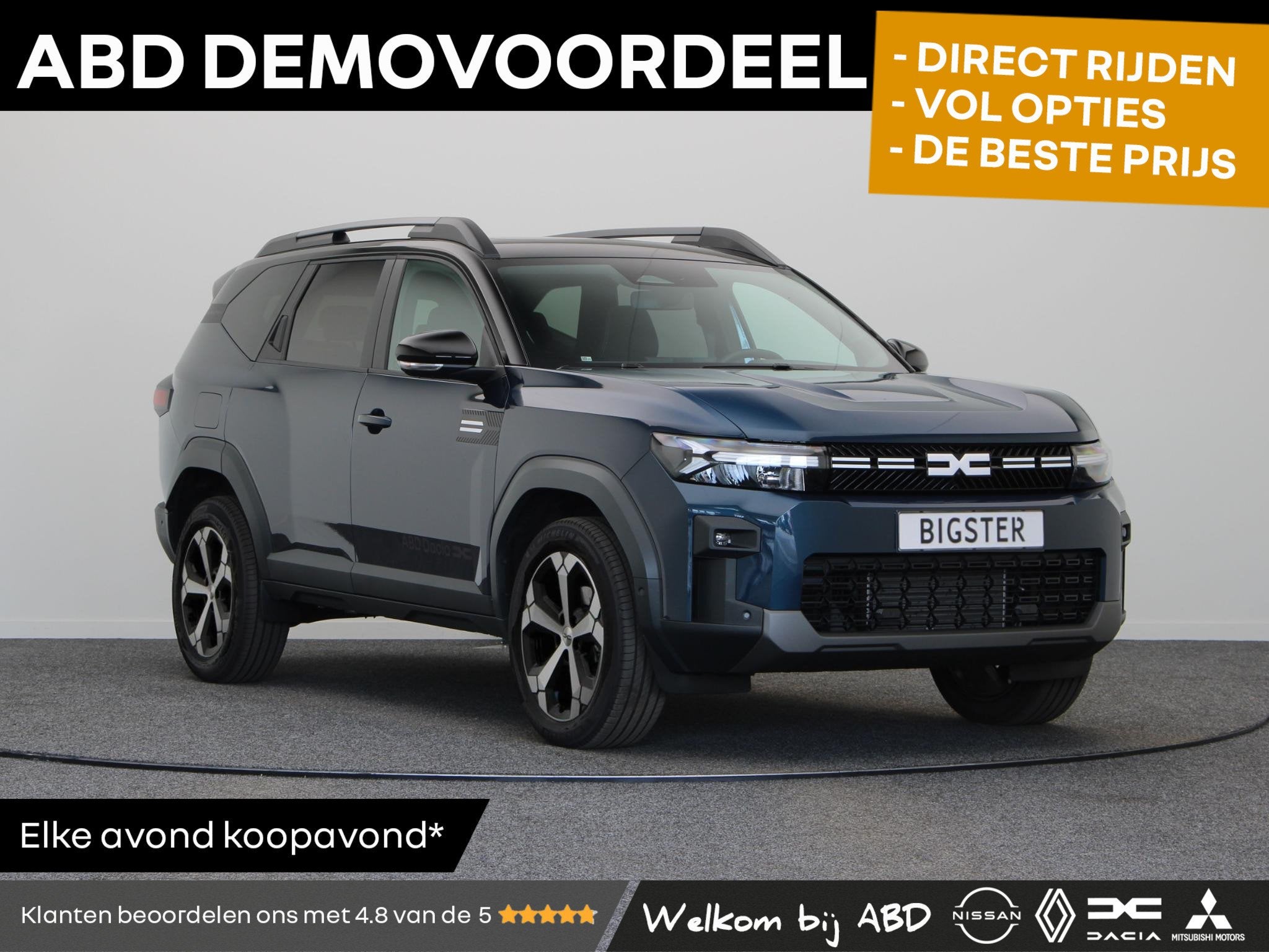 Dacia Bigster 1.8 Hybrid 155pk Journey | Stoel- en stuurwiel, Stof, Euro 6, Blauw, Origineel Nederlands