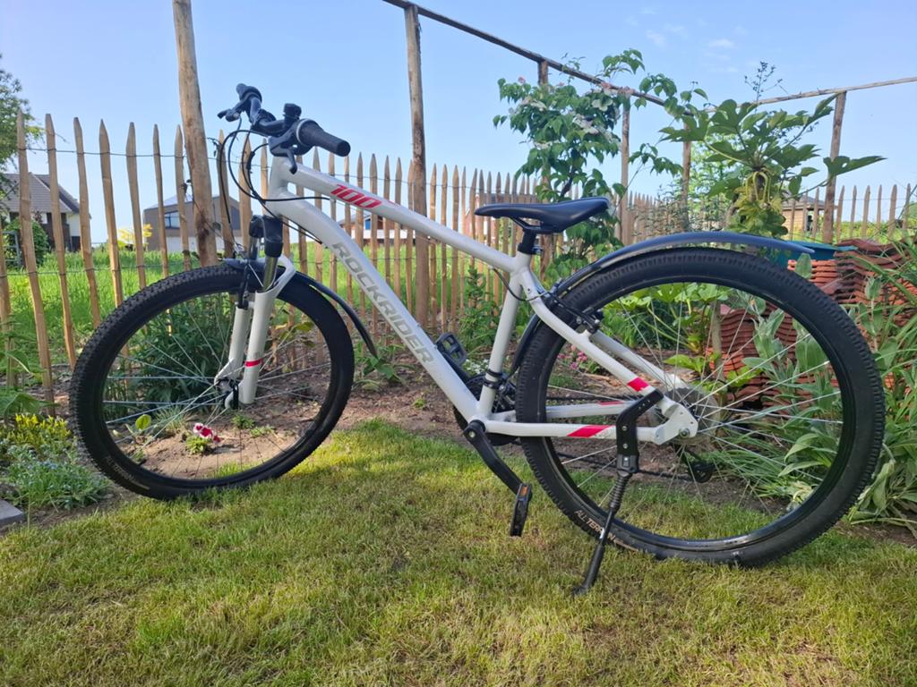 Rockrider st100 mountainbike 27.5 inch fiets ZGAN, Velgrem, Versnellingen, Zo goed als nieuw, 53 tot 57 cm