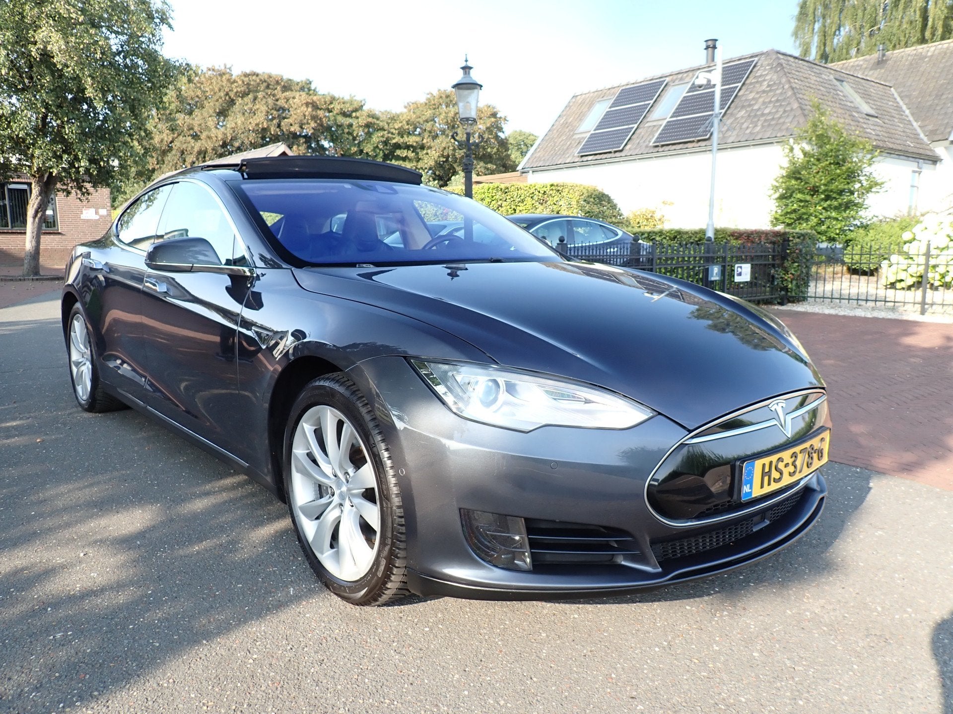 Tesla Model S 70 FREE SUPERCHARGING SC01 / 87%SOH / MCU2 / A, Achterwielaandrijving, Gebruikt, Zwart, 435 min