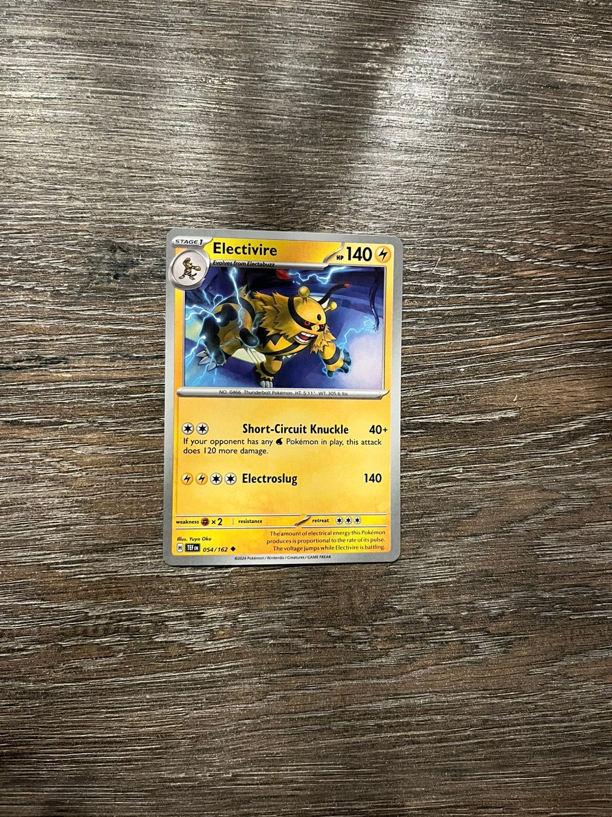 Electivire TEF 054/162, Ophalen of Verzenden, Zo goed als nieuw