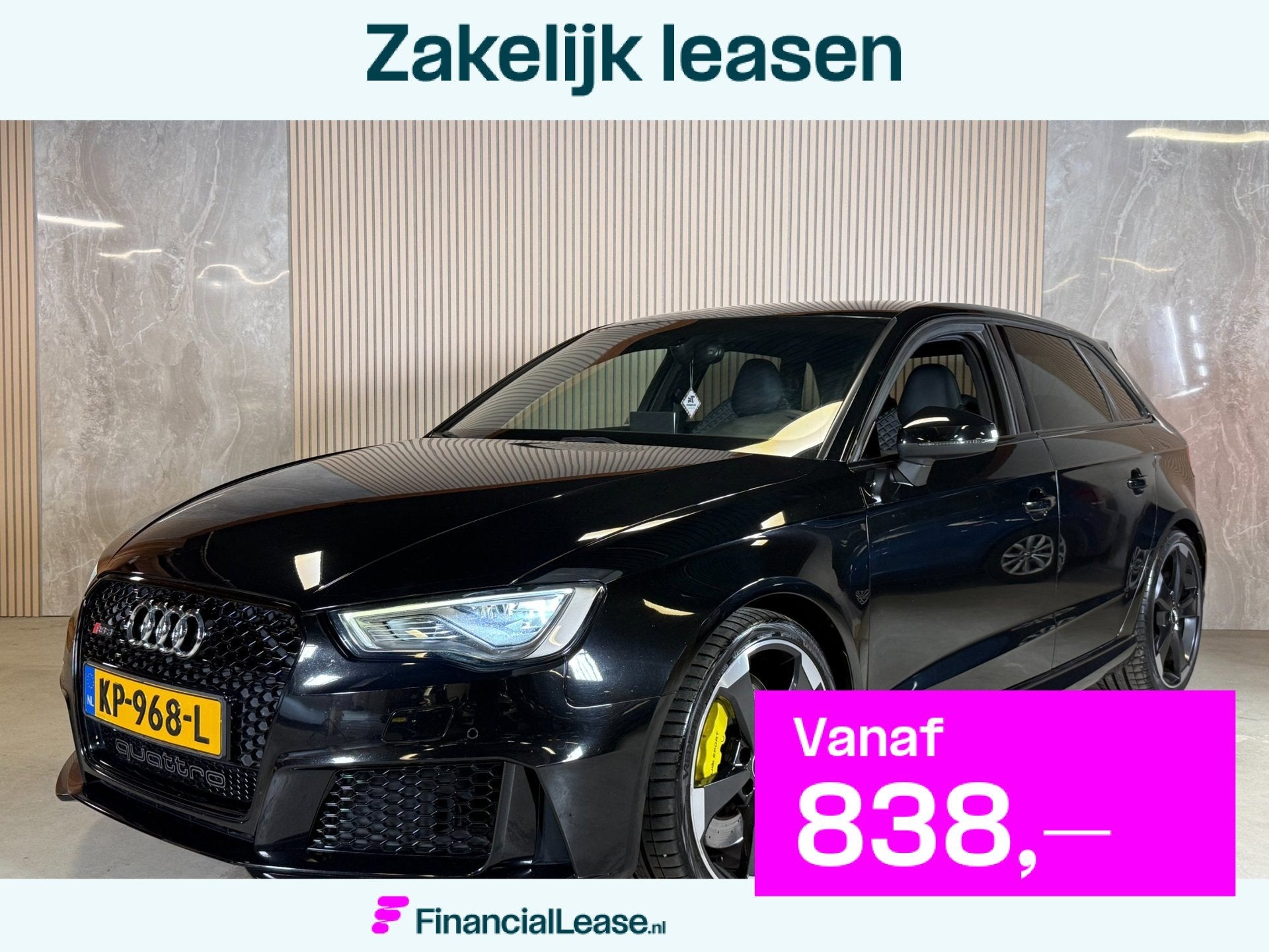 Audi RS3 Sportback 2.5 TFSI Quattro Keyless Milltek B&O RS-S, Automaat, Gebruikt, Euro 6, RS3