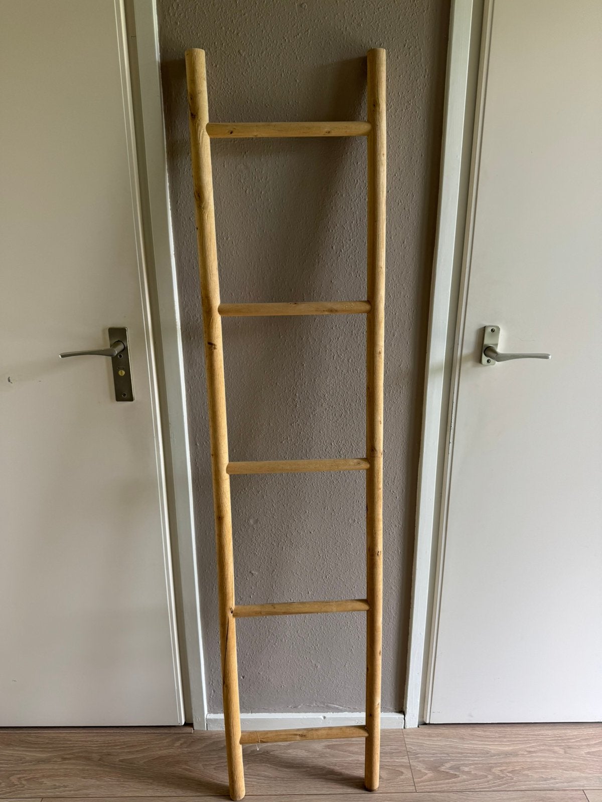 Houten ladder, Huis en Inrichting, Woonaccessoires | Wanddecoraties, Ophalen, Nieuw, 160 cm, Hout