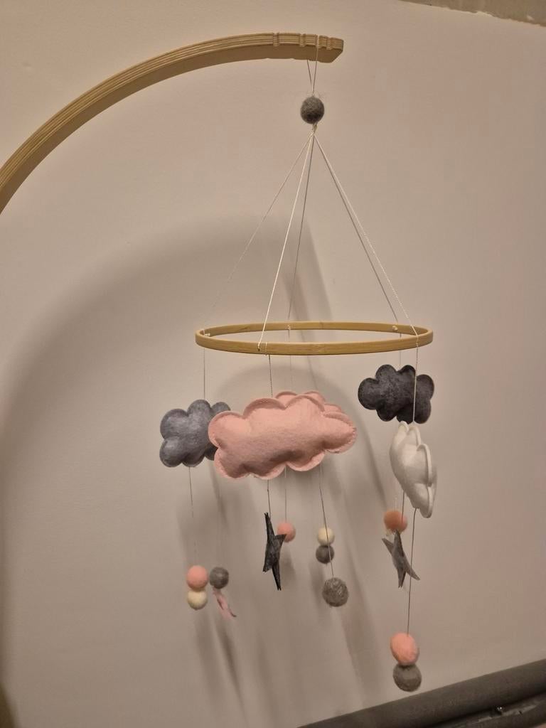 Houten hemeltje met wolkjes, Kinderen en Baby's, Kinderkamer | Inrichting en Decoratie, Ophalen of Verzenden, Zo goed als nieuw