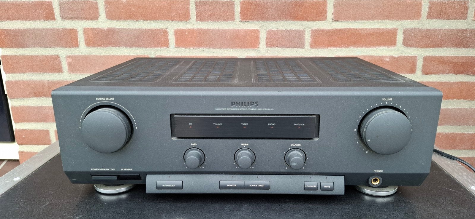 Philips FA911/00S Stereo Versterker - Vintage Audio, Overige merken, Gebruikt, Ophalen of Verzenden, 120 watt of meer
