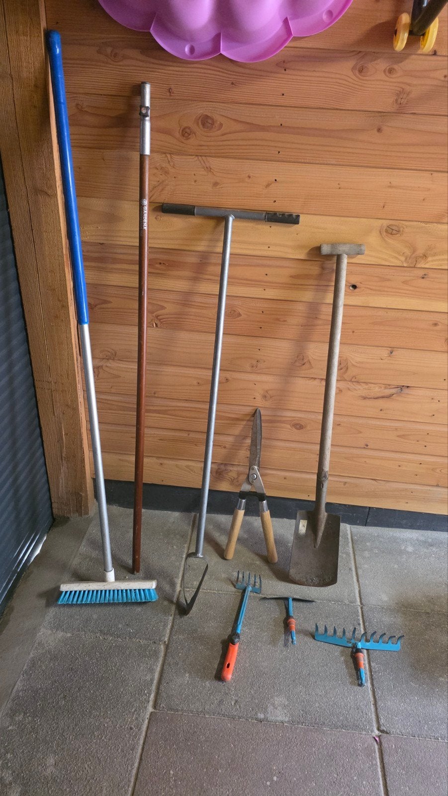 tuingereedschap, Tuin en Terras, Ophalen, Gebruikt, Bezem, Gardena