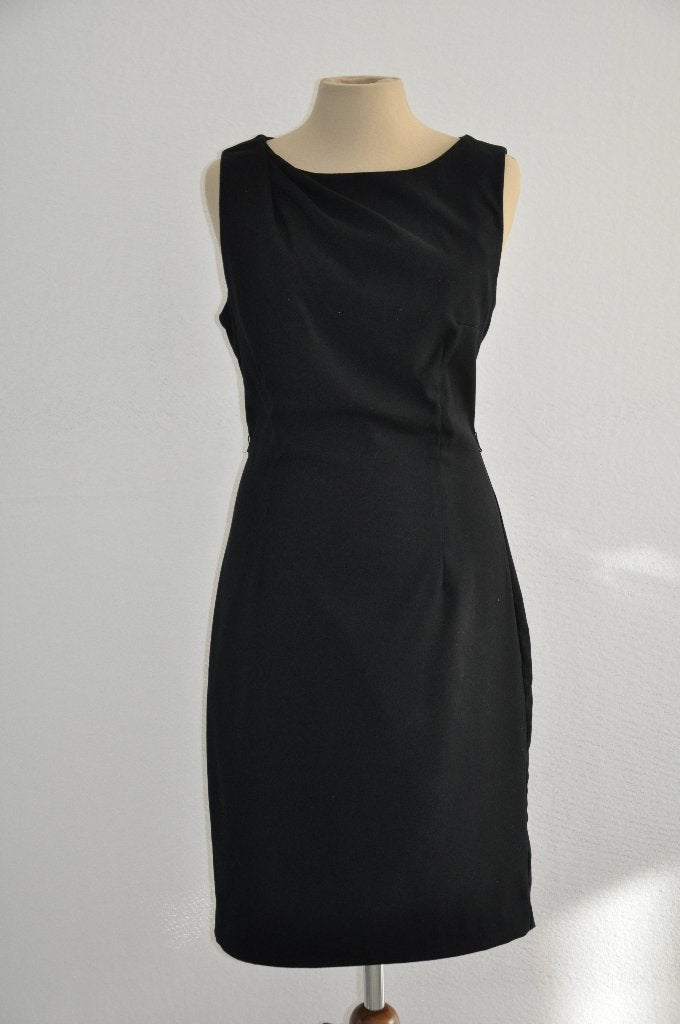 jurk 40, dress 40, LBD 40, jurk maat 40, dameskleding m, Maat 38/40 (M), H&M, Zwart, Nieuw